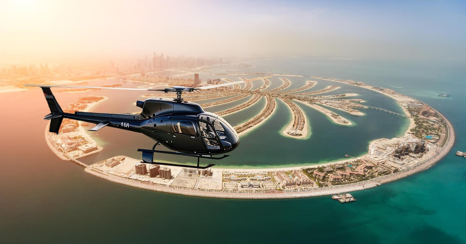Vol en Hélicoptère à Dubaï